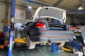 시흥 이니셜D,BMW e93 335i M3리어범퍼장착,카본듀얼팁라인작업
