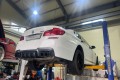 화성 이니셜D, BMW528i 배기수리 가변밸브 블랙 머플러팁 시공